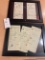 (2) Picture frames of EVEN Motor Company invoices dated 1951 to local clients No Shipping Available