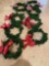 (8) Christmas Wreaths- 1 money