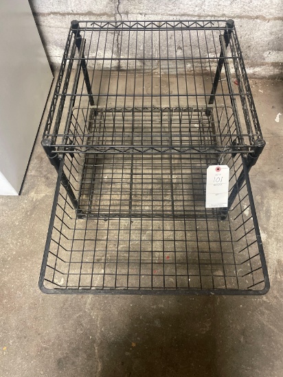 22'' x22'' x 17H wire mash storage unit with pull out drawer No shipping available