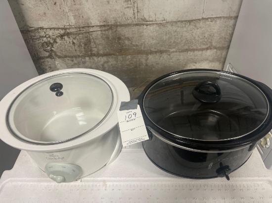 (2) Crock pots