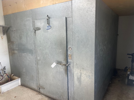 2008 CCI walk-in refrigerator/cooler, Model HLH100H22-D 208/230 single phase compressor. WORKS
