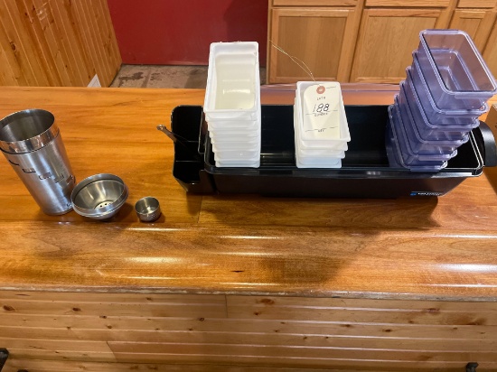 Mixed drink Shaker, bar condiment holder