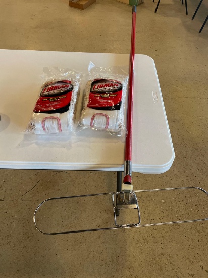 24" dust mop (2 new mops + hardware) No shipping available