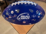 4' Plastic football pool table Budweiser light, advertising NFL teams. No shipping available