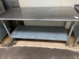 30'' x 72'' x 36''H Stainless Steel Serving Table No Shipping Available