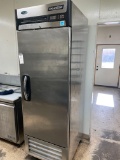 27.5''W x 32''D x 84''H Norlake...AdvantEDGE Model 23- S Commercial Refrigerator/ freezer, very clea