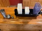 Mixed drink Shaker, bar condiment holder