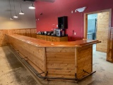 ...Free Standing 23' 3'' straight run bar and (1) 45 degree 42'' front and (2nd) 45 degree 34'' fron