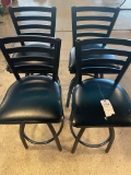 (4) Swivel Top Bar Stools No Shipping Available
