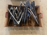 Various stainless steel tongs