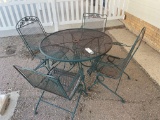 40'' Round metal patio table No shipping available