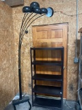 7' tall , 5 light stand and 30'' x 57'' 5 shelf stand No shipping available