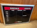 3 ' x 4' Coors light advertising special events board. No shipping available