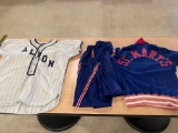 Alton Baseball uniform shirt advertising Farmers Mutual Coop ( Number 12), Size unknown St. Mary