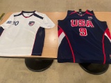 #10 jersey, size unknown #9 USA jersey, size unknown