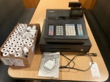 Sharp Model XE-A407 electronic cash register with extra paper rolls