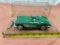 1960 Chevy Corvette, plastic, crack on side of car, display case is cracked