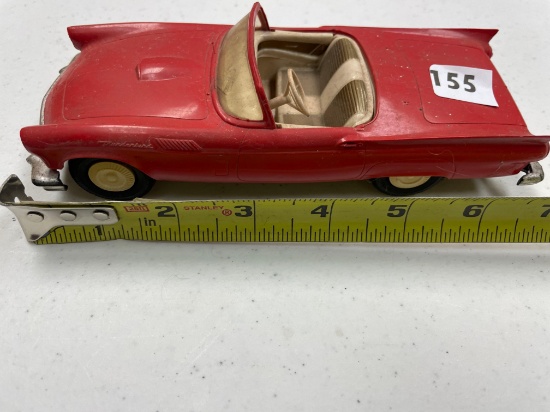 AMT 1957 Thunderbird, plastic car with metal undercarriage
