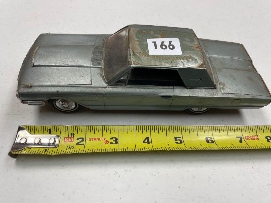 Philco...Corp 1964 Thunderbird battery operated car, battery badly corroded...