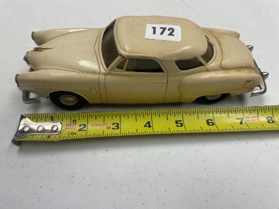 Studebaker plastic Wind up car with metal undercarriage