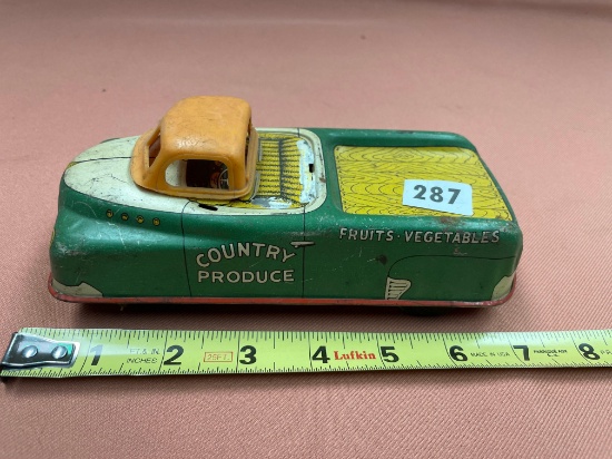 1950's Courtland tin litho friction truck
