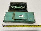 1-Rosen-Novak Chevy Glass plate 1- 1958 Continental III plastic friction car