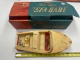 Fleet Line Sea Babe Speedboat, battery operated, original box