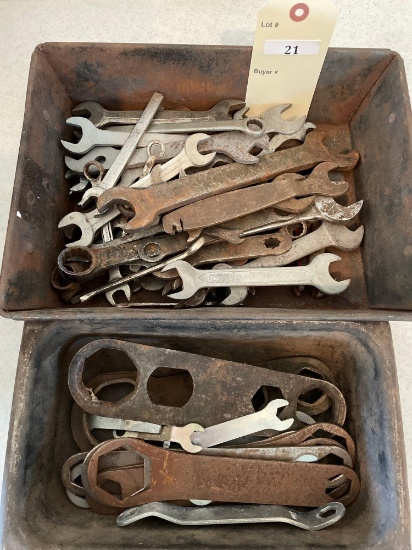Assortment of hand tools.