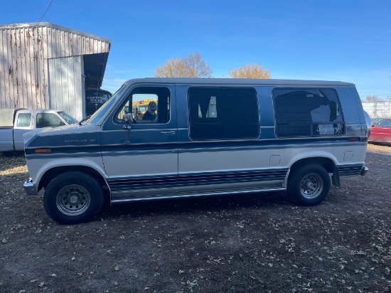 1987 FORD ECONOLINE 150 REGENCY CONVERSION VAN, 11,830 MILES