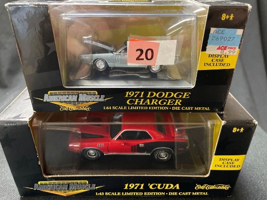 2 American Muscle Cars, NIB