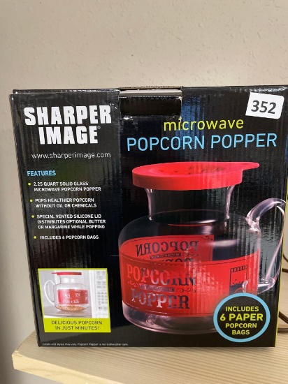 New microwave popcorn popper