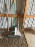 ALUMINUM GRAIN SHOVEL, SCRAPER, PUSH BROOM