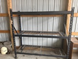 ADJUSTABLE METAL STORAGE RACK