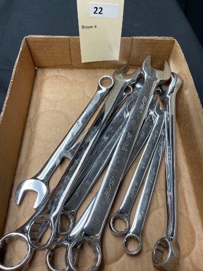 Case-IH 10 pc SAE combination wrench set