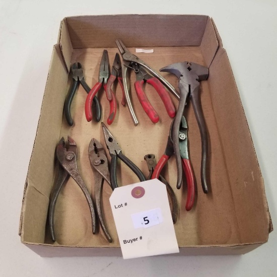 Assortment of Pliers & Cutters