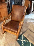 Very old solid and heavy rocker in excellent condition. ...