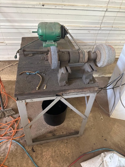 Bench grinder on stand....