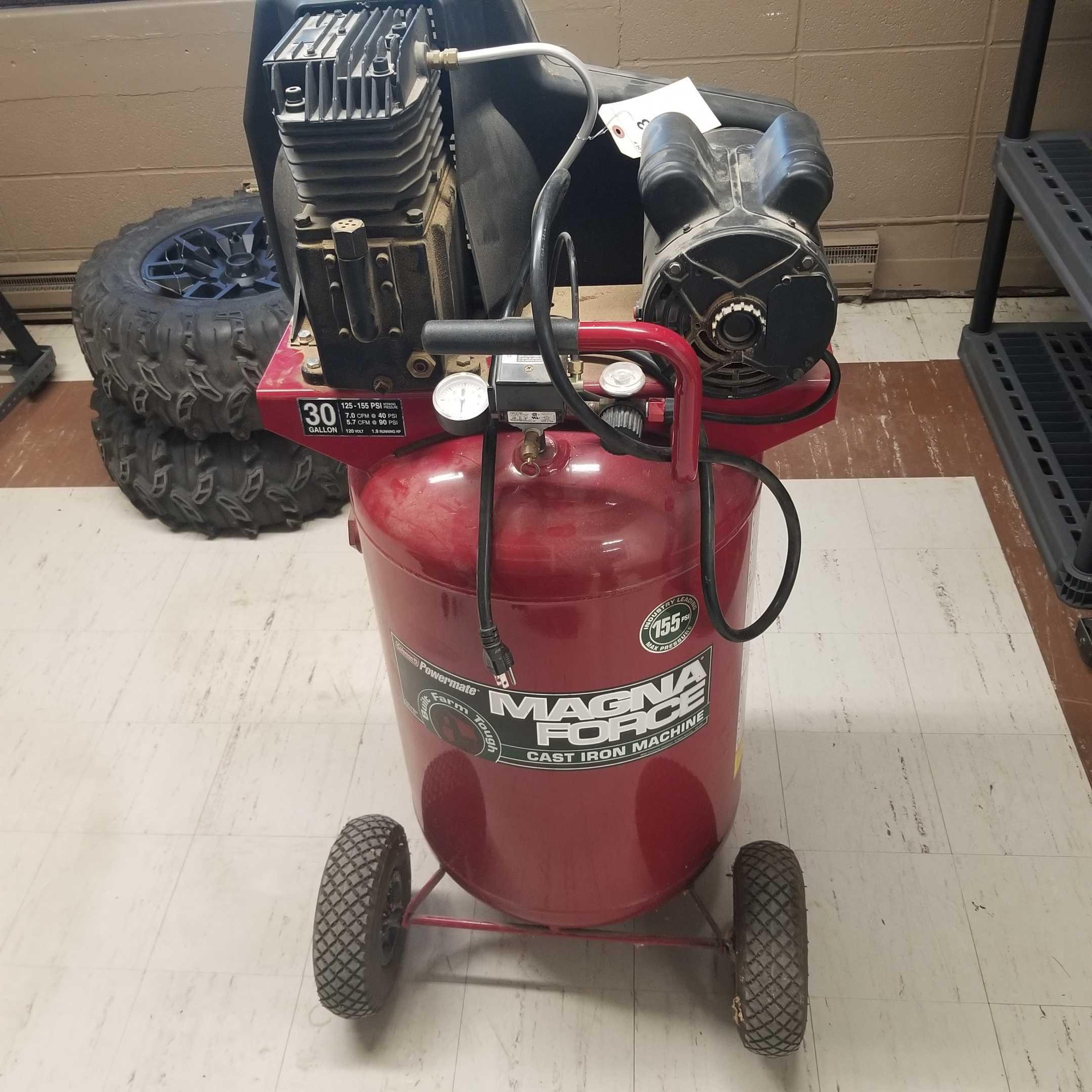 Magna Force 30 Gallon Upright Air Compressor on Proxibid