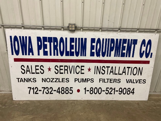 Iowa Petroleum Equipment Co. Corrugated Sign