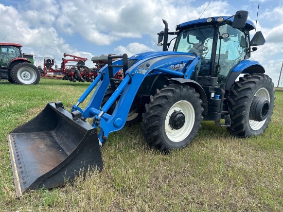 NEW HOLLAND "T7.200" TRACTOR, CAB, MFD inc. WESTENDORF FREEDOM LOADER
