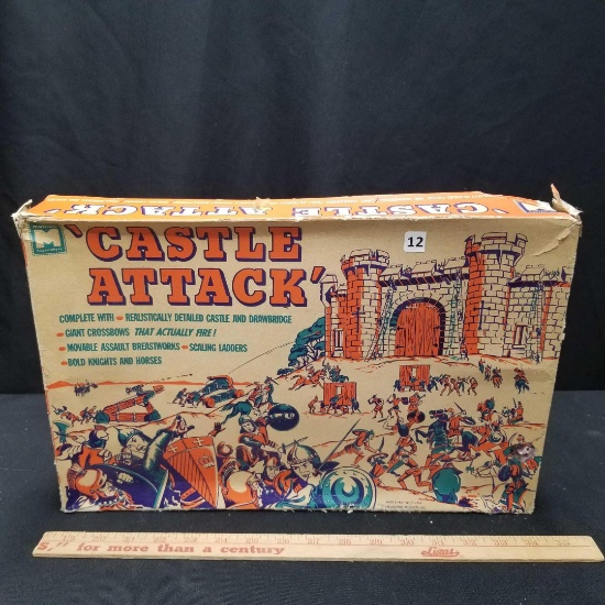 Multiple Toy Makers Castle Attack Play set in box