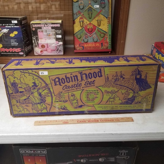 Marx Robin Hood Castle Set in box