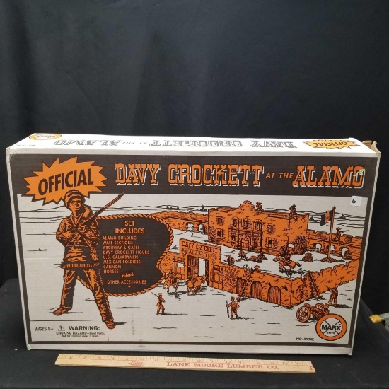 Marx Toys Davy Crocket at the Alamo Set in Box