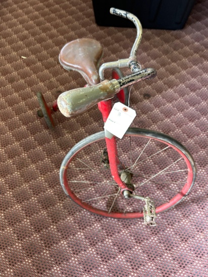 Vintage trike, wooden handle bars... No Shipping