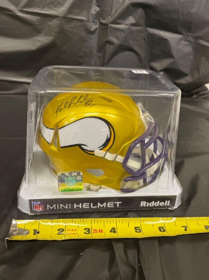 Kyle Rudolph Autographed Vikings Mini Helmet