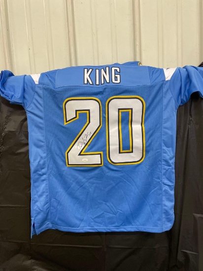 Desmond King Autographed LA Chargers Jersey - Size XL