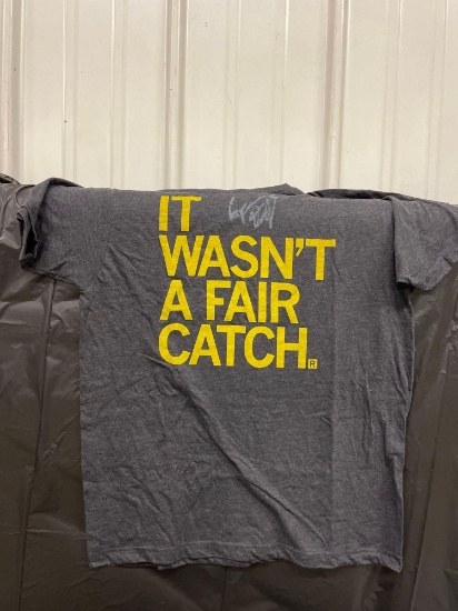 Cooper DeJean Autographed ''It Wasn't a Fair Catch'' T-Shirt