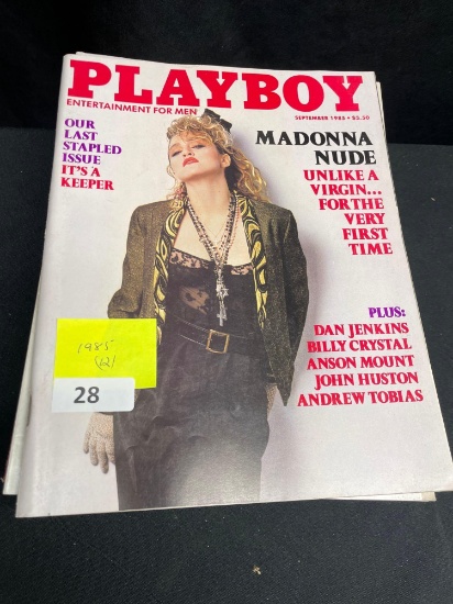 1985 Playboy Magazines