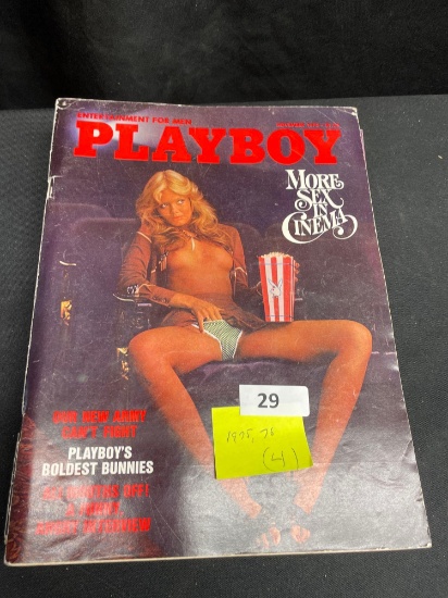 1975-76 Playboy Magazines