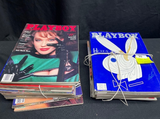 1986-87 Playboy Magazines